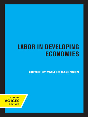 cover image of Labor in Developing Economies